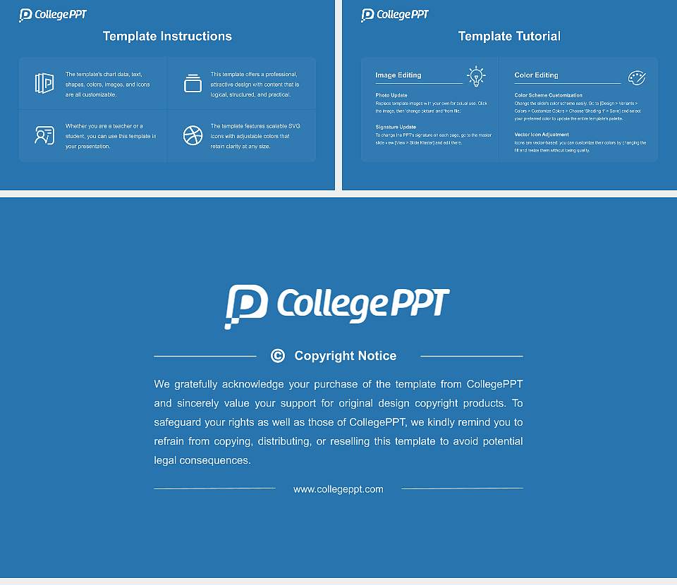 University of California-Los Angeles Course/Courseware Creation PPT Template16:9 ratio PPT effect preview image5