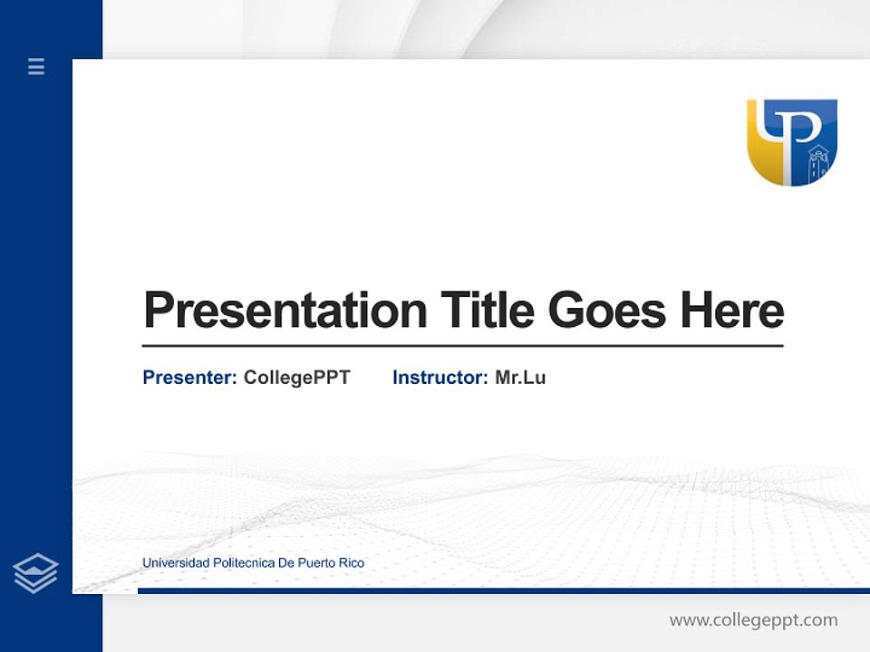 Universidad Politecnica De Puerto Rico Thesis Proposal/Graduation Defense PPT Template4:3 ratio PPT effect preview image5