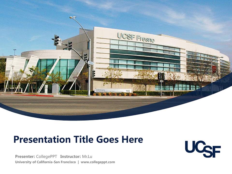 University of California-San Francisco Course/Courseware Creation PPT Template4:3 ratio PPT effect preview image5