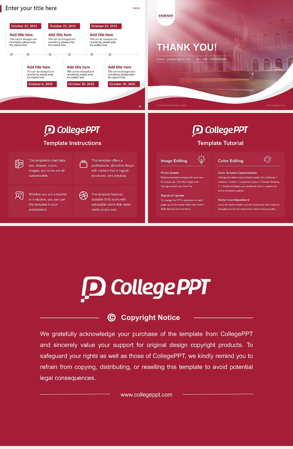 Universidad Del Sagrado Corazon Lecture Sharing and Networking Event PPT Template4:3 ratio PPT effect preview image4