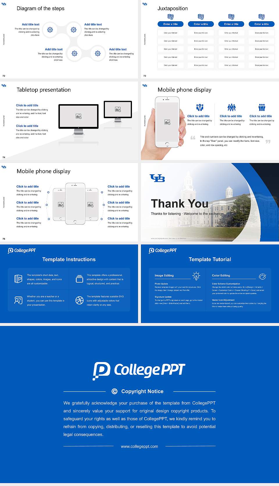 University at Buffalo Competition/Entrepreneurship Contest PPT Template16:9 ratio PPT effect preview image9