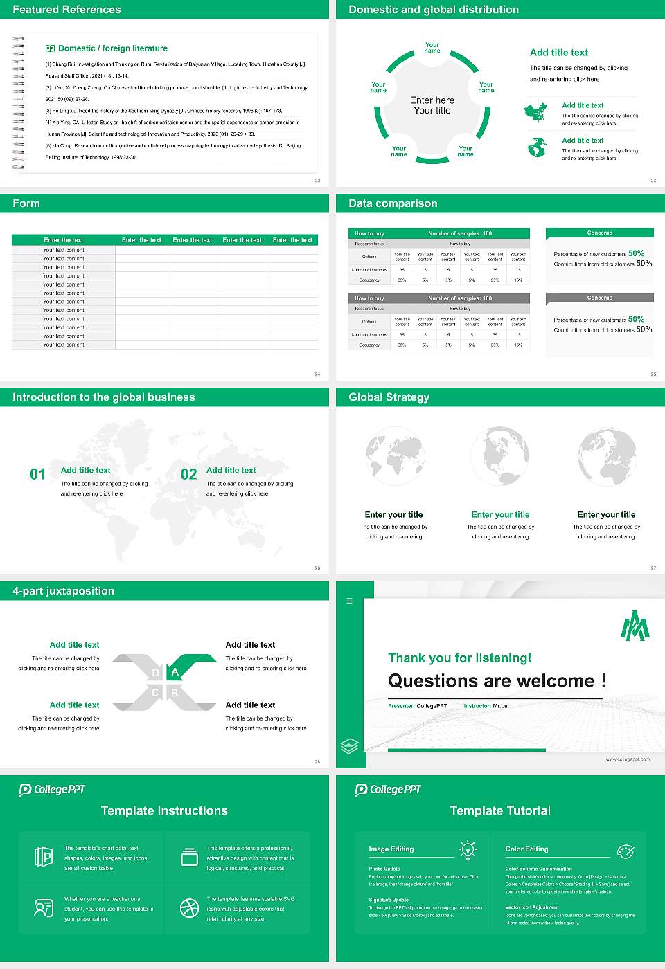 University of Arkansas at Monticello Thesis Proposal/Graduation Defense PPT Template16:9 ratio PPT effect preview image4