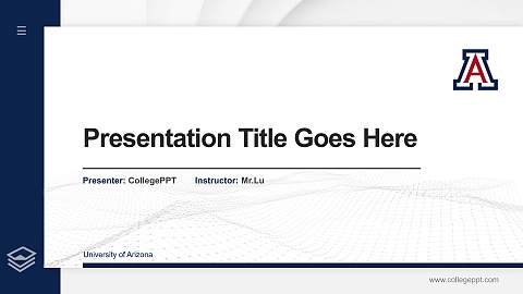 University of Arizona Thesis Proposal/Graduation Defense PPT Template