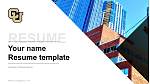 University of Colorado Denver Lebenslauf Powerpoint Vorlage