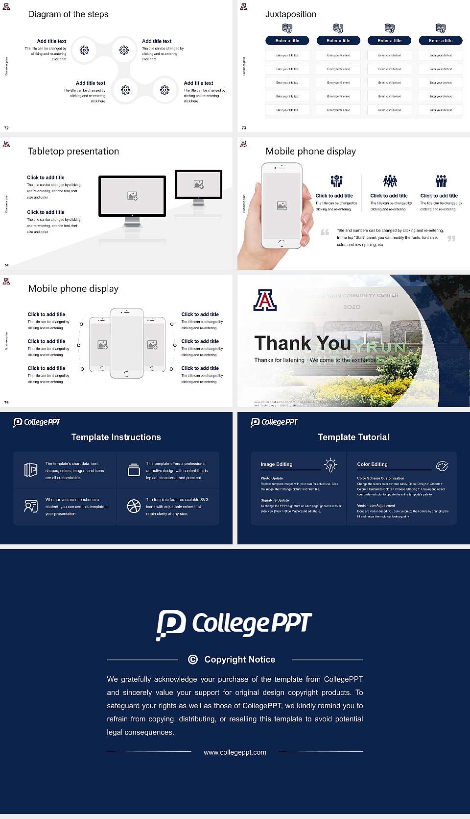 University of Arizona College of Applied Science and Technology – Sierra Vista Competition/Entrepreneurship Contest PPT Template16:9 ratio PPT effect preview image9