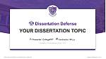 University of Central Arkansas Graduation Thesis Defense PPT Template