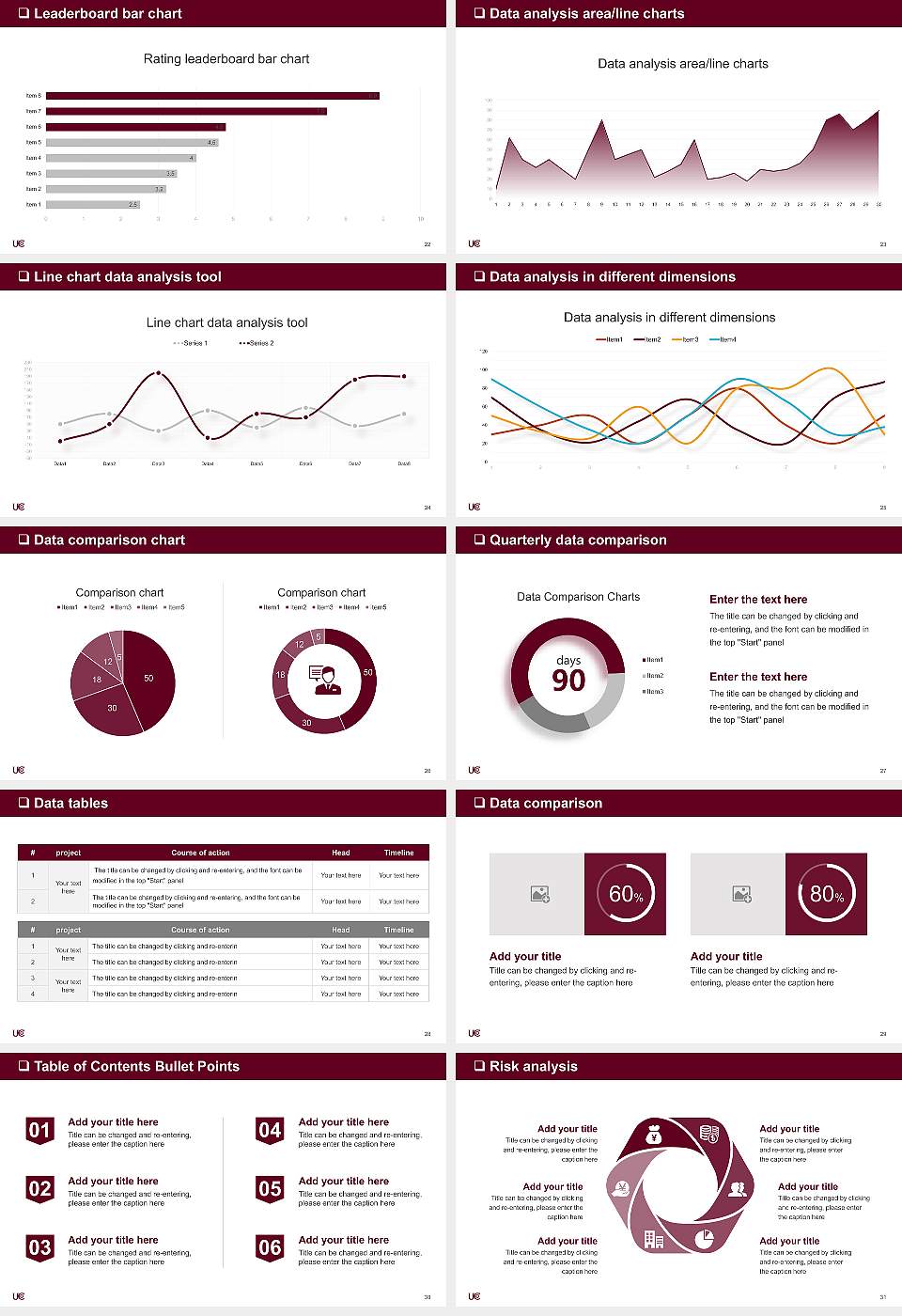 University of Charleston General Purpose PPT Template16:9 ratio PPT effect preview image4