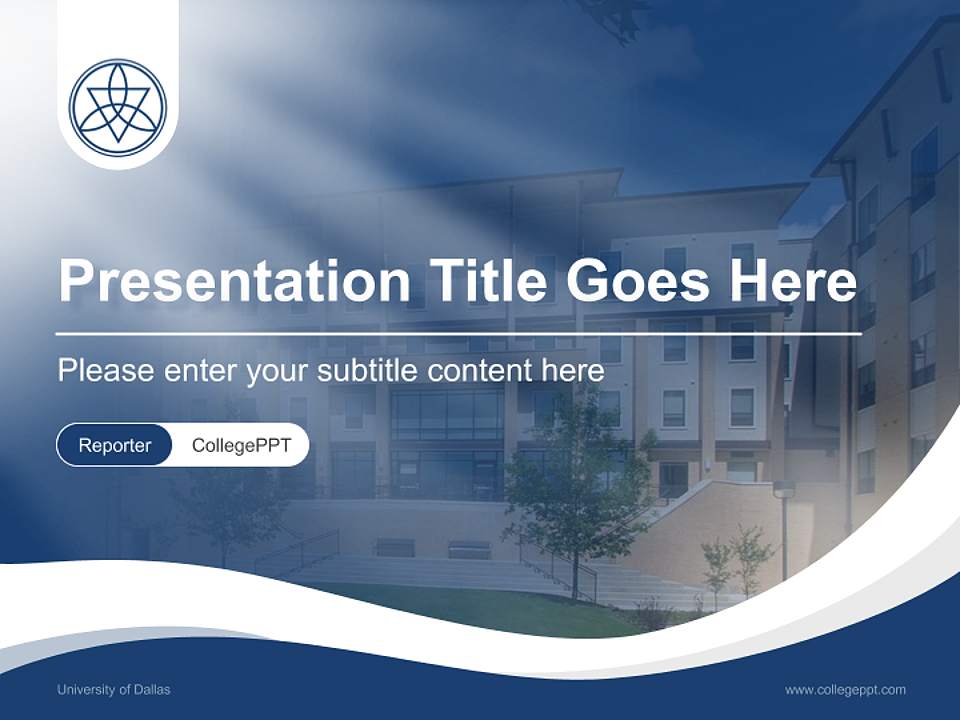 University of Dallas Lecture Sharing and Networking Event PPT Template4:3 ratio PPT effect preview image4