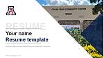 University of Arizona College of Applied Science and Technology – Sierra Vista Resume PPT Template