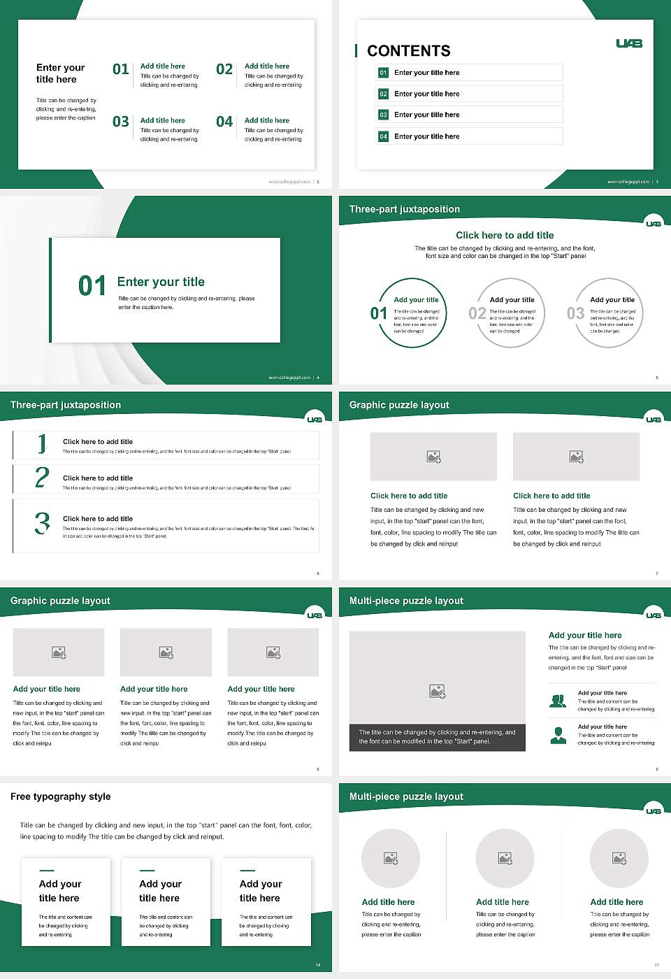 University of Alabama at Birmingham Academic Presentation/Research Findings Report PPT Template16:9 ratio PPT effect preview image2