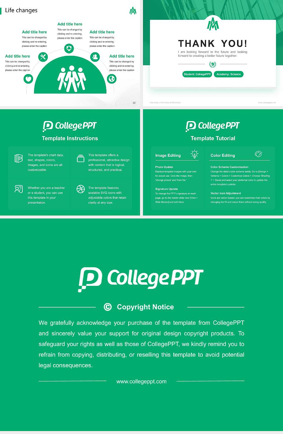 University of Arkansas at Monticello National Scholarship Defense PPT Template4:3 ratio PPT effect preview image4