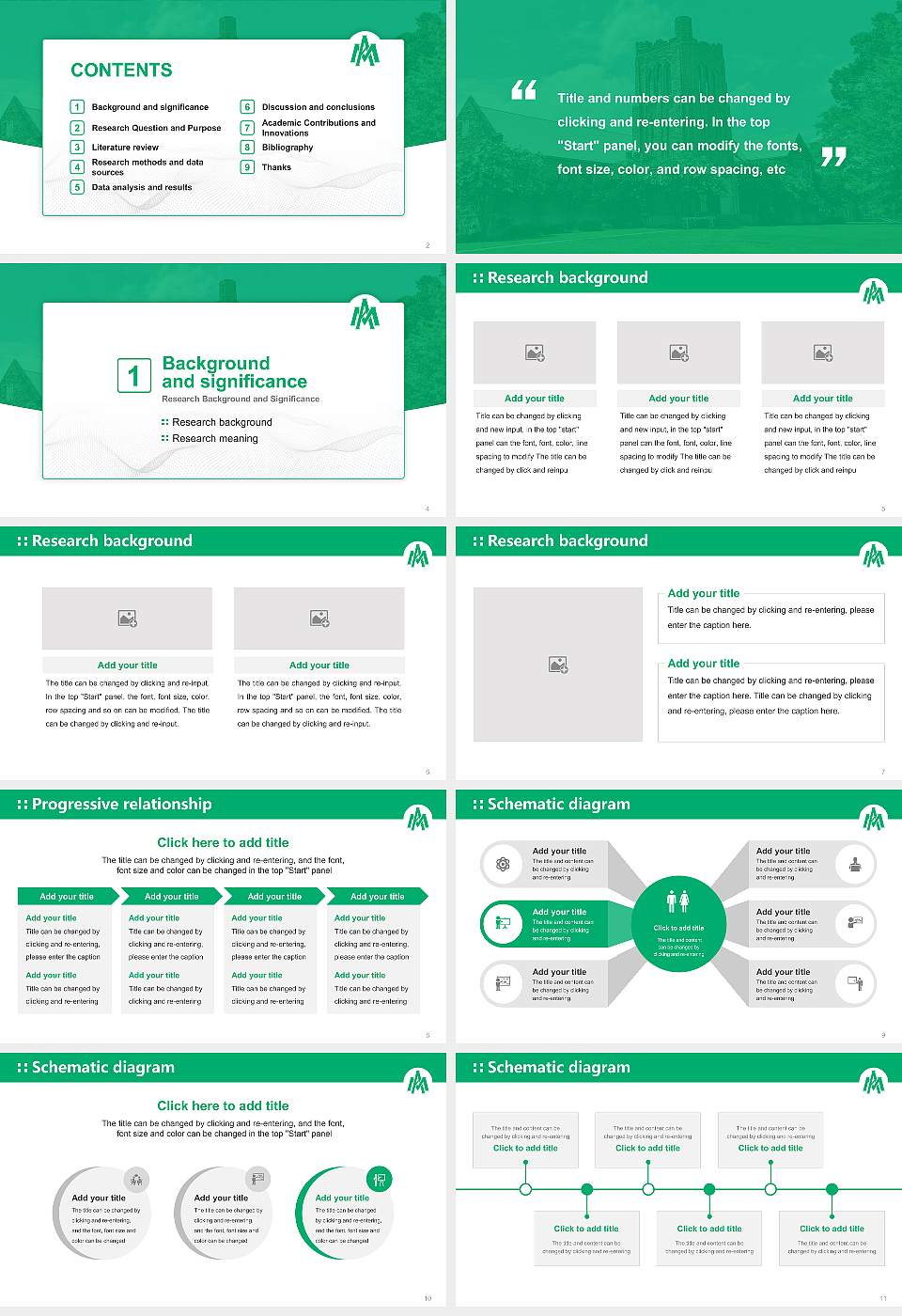 University of Arkansas at Monticello Graduation Thesis Defense PPT Template16:9 ratio PPT effect preview image2
