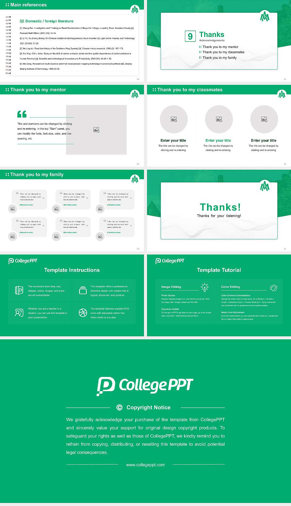 University of Arkansas at Monticello Graduation Thesis Defense PPT Template16:9 ratio PPT effect preview image7