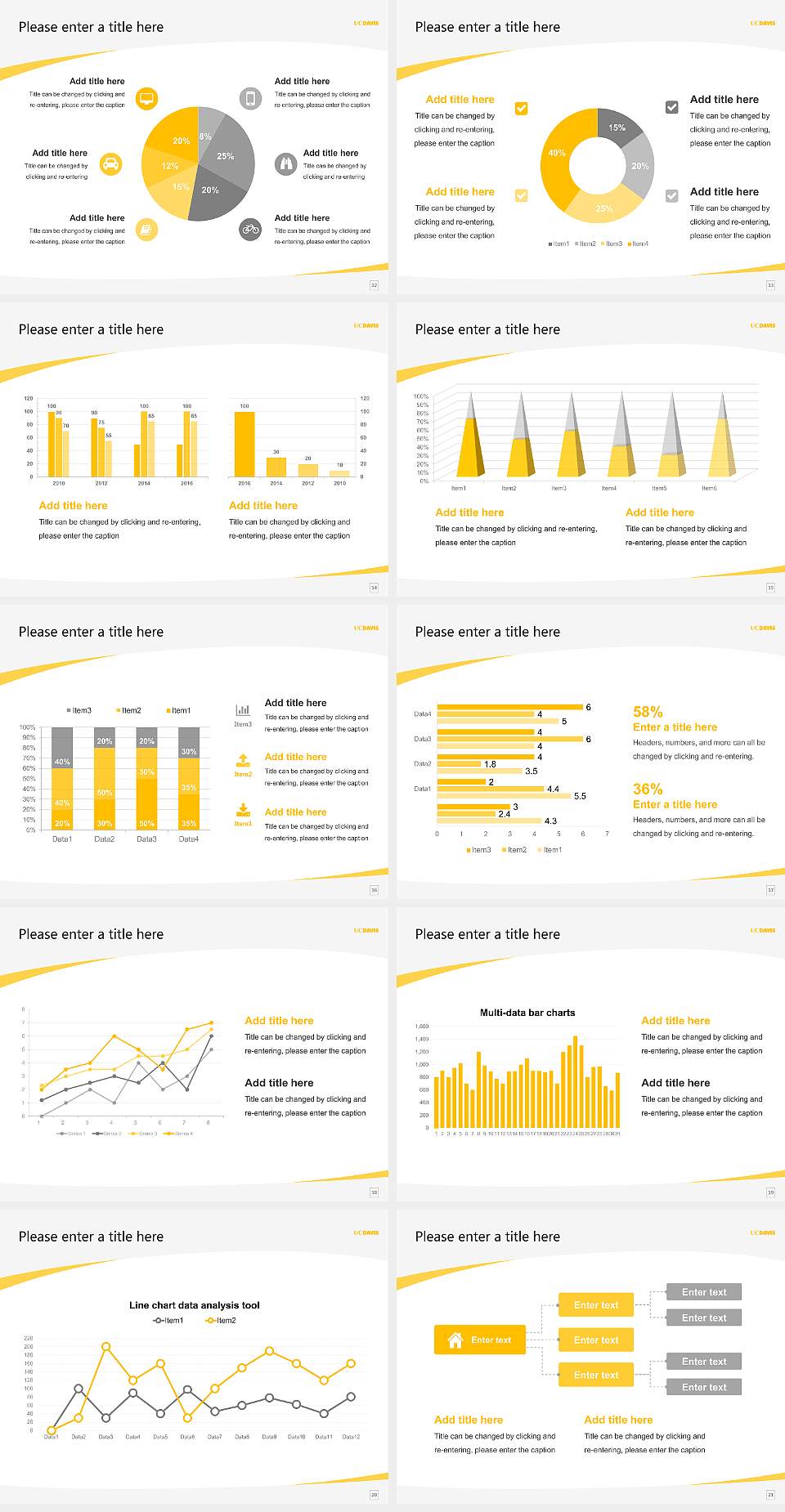 University of California-Davis Course/Courseware Creation PPT Template4:3 ratio PPT effect preview image3