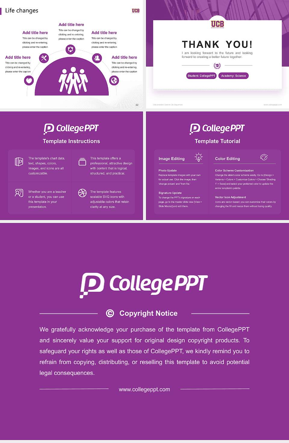 Universidad Central De Bayamon National Scholarship Defense PPT Template4:3 ratio PPT effect preview image4