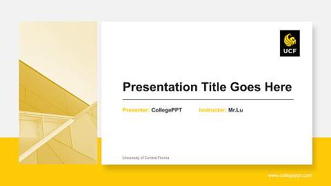 University of Central Florida General Purpose PPT Template