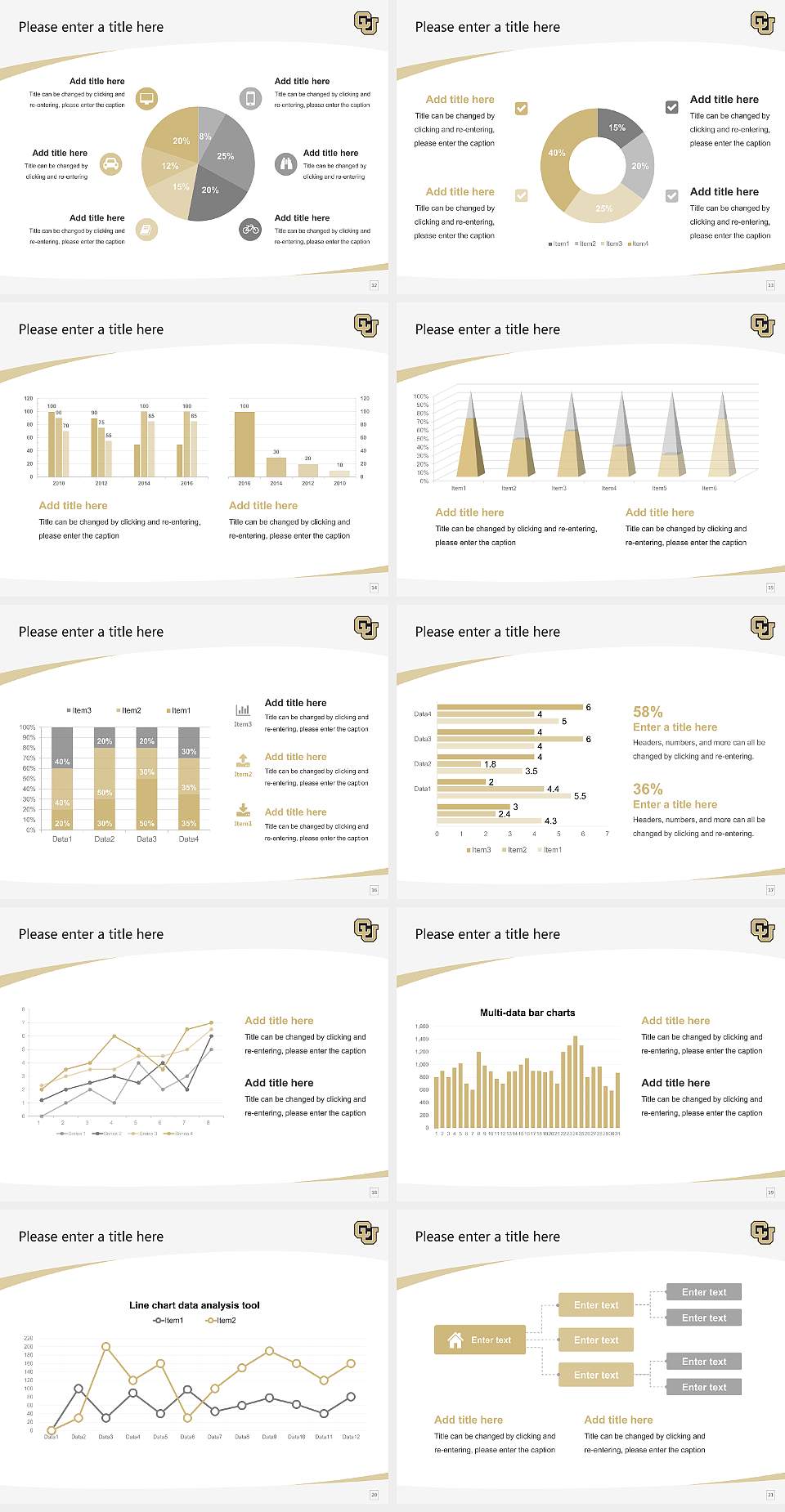 University of Colorado Anschutz Medical Campus Course/Courseware Creation PPT Template4:3 ratio PPT effect preview image3