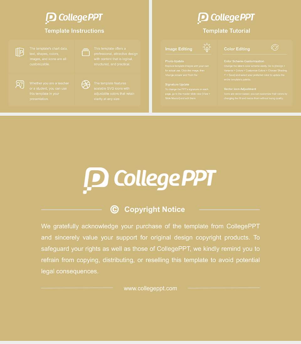University of Colorado Anschutz Medical Campus Course/Courseware Creation PPT Template4:3 ratio PPT effect preview image5