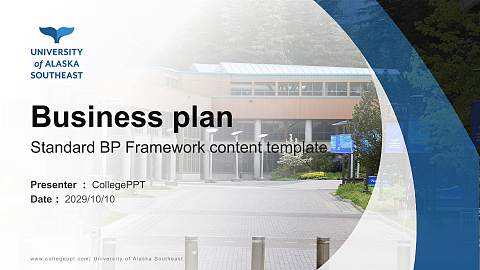 University of Alaska Southeast Competition/Entrepreneurship Contest PPT Template