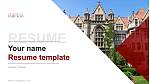 University of Chicago이력서PPT 템플릿