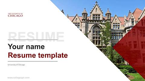 University of Chicago Resume PPT Template