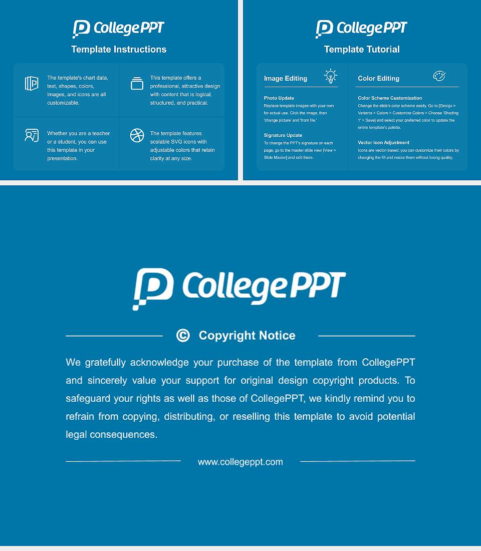 University of Baltimore Course/Courseware Creation PPT Template4:3 ratio PPT effect preview image5
