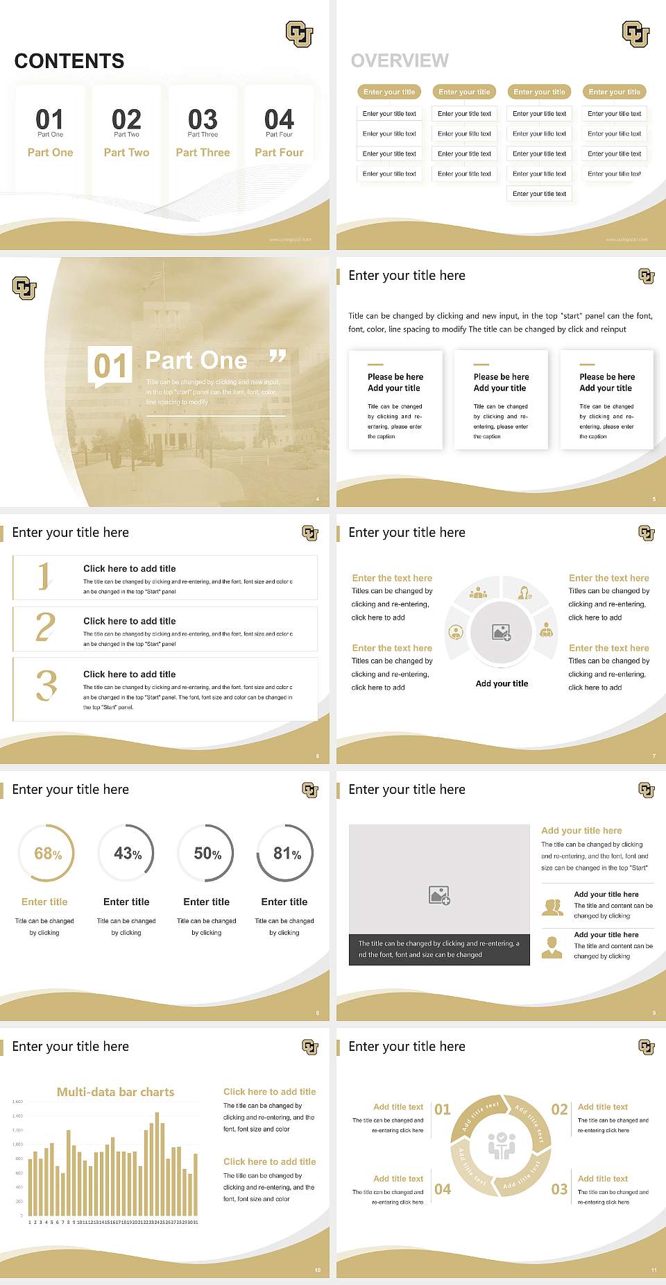 University of Colorado Anschutz Medical Campus Lecture Sharing and Networking Event PPT Template4:3 ratio PPT effect preview image2