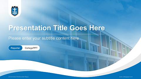 Universidad Pentecostal Mizpa Lecture Sharing and Networking Event PPT Template