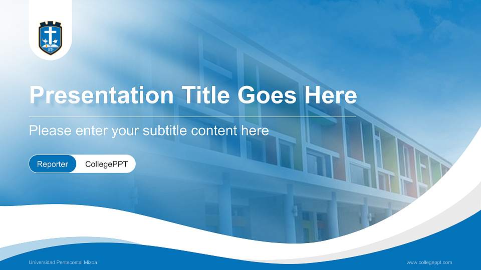 Universidad Pentecostal Mizpa Lecture Sharing and Networking Event PPT Template16:9 ratio PPT effect preview image