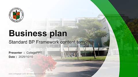 Universidad Central Del Caribe Competition/Entrepreneurship Contest PPT Template