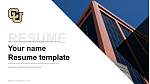 University of Colorado Colorado Springs Lebenslauf Powerpoint Vorlage