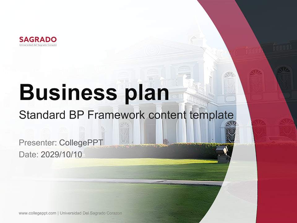 Universidad Del Sagrado Corazon Competition/Entrepreneurship Contest PPT Template4:3 ratio PPT effect preview image9
