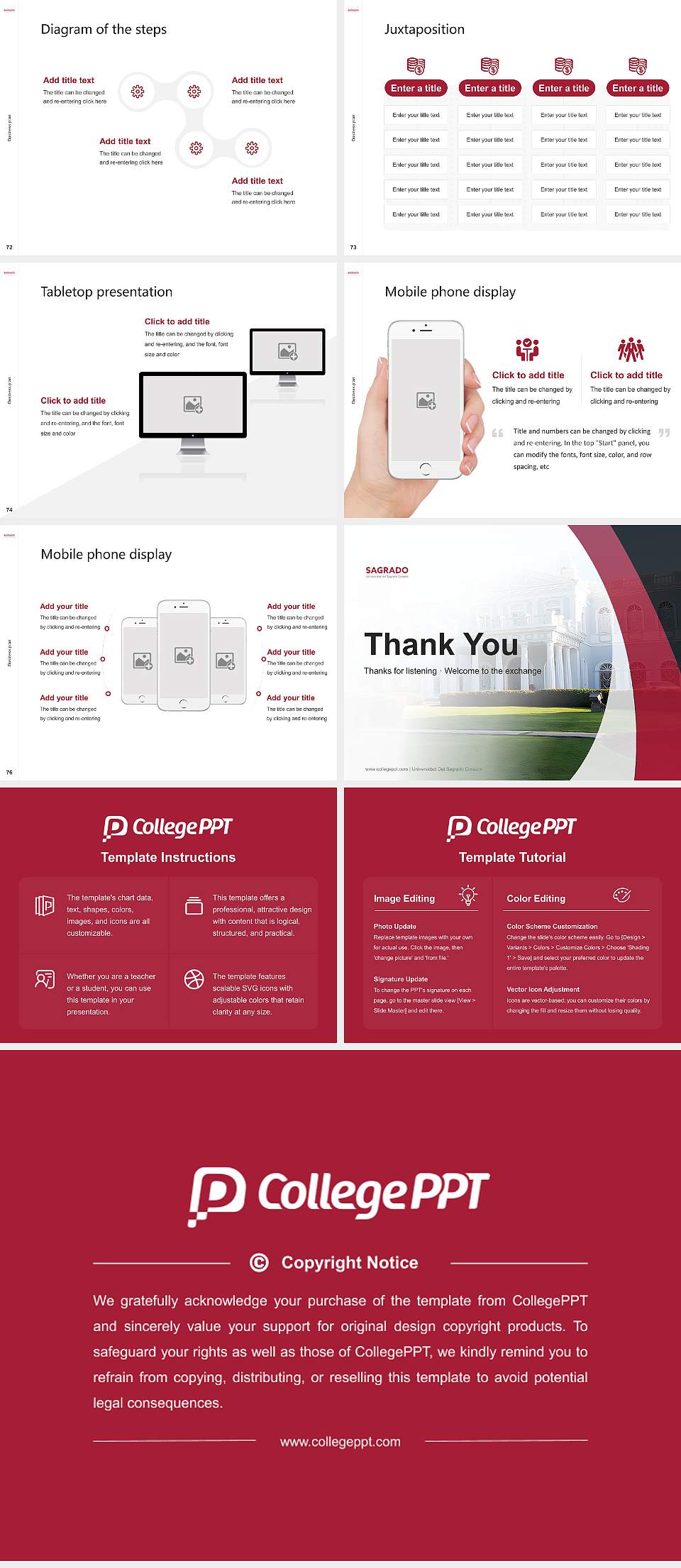 Universidad Del Sagrado Corazon Competition/Entrepreneurship Contest PPT Template4:3 ratio PPT effect preview image9