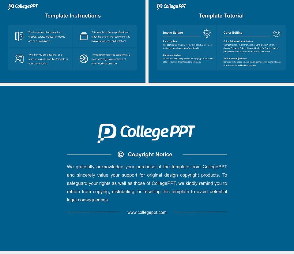 HJ International Graduate School for Peace and Public Leadership Course/Courseware Creation PPT Template16:9 ratio PPT effect preview image5