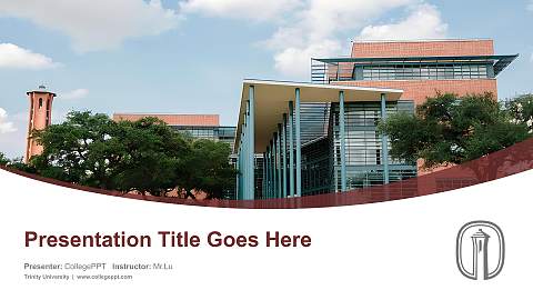 Trinity University Course/Courseware Creation PPT Template