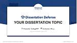 Trine University-Regional Graduation Thesis Defense PPT Template