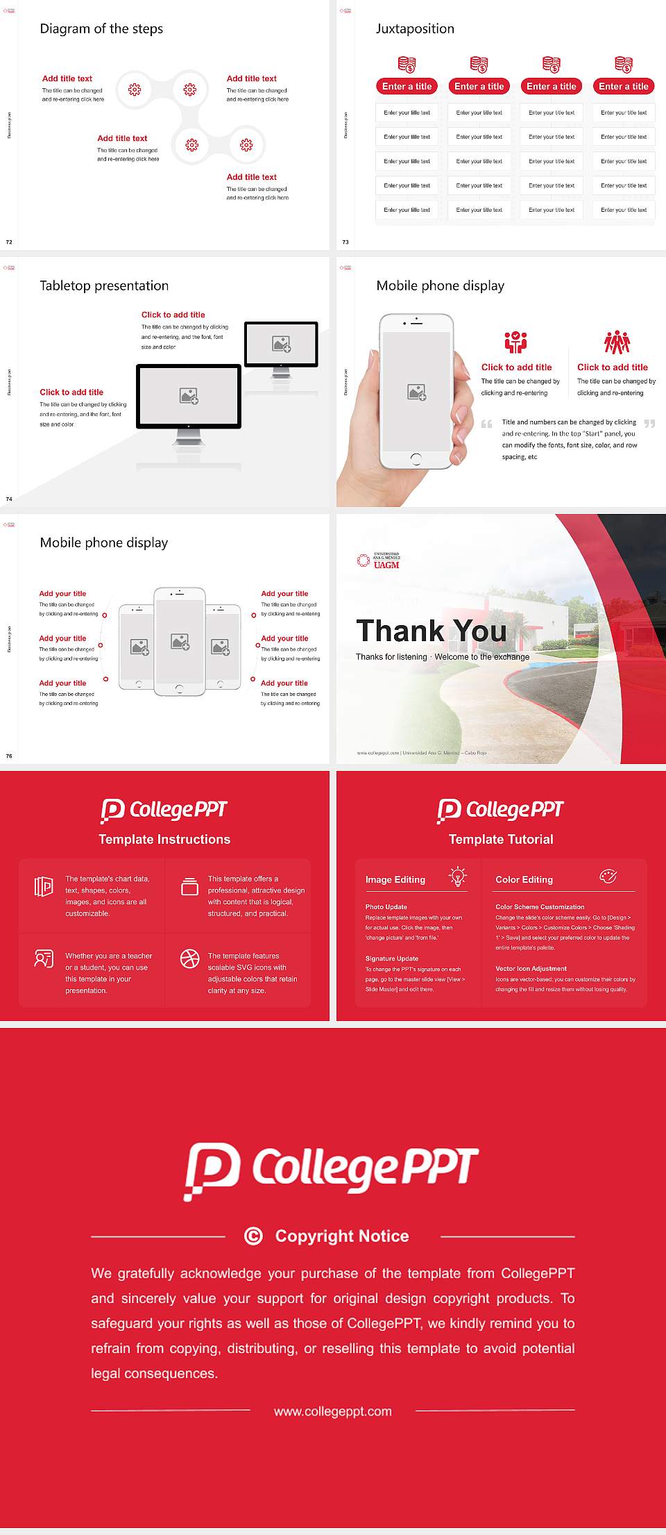 Universidad Ana G. Méndez – Cabo Rojo Competition/Entrepreneurship Contest PPT Template4:3 ratio PPT effect preview image9