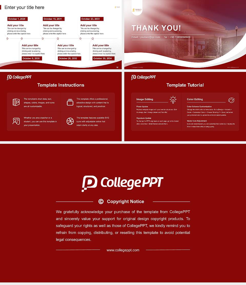 Tuskegee University Lecture Sharing and Networking Event PPT Template16:9 ratio PPT effect preview image4
