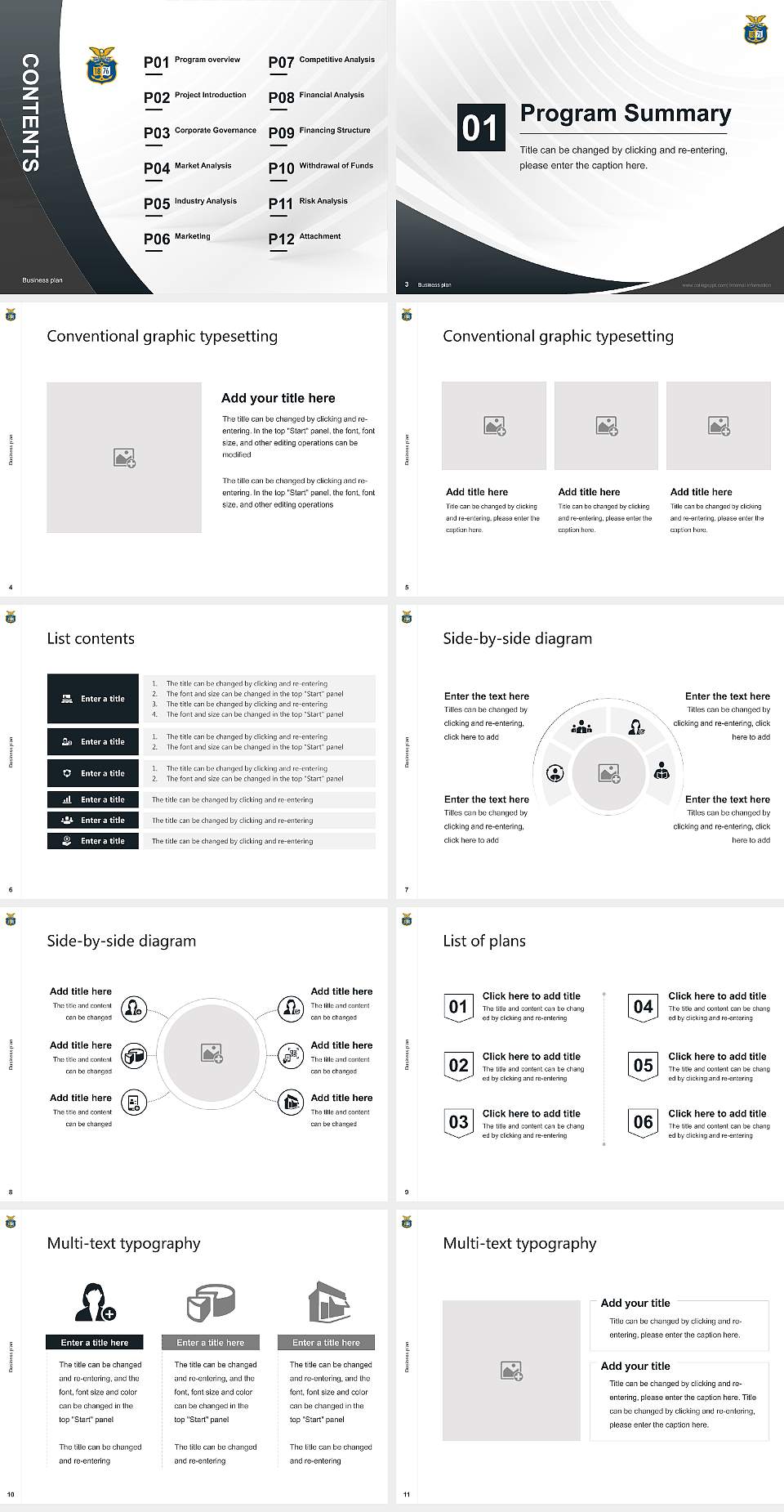 United States Coast Guard Academy Competition/Entrepreneurship Contest PPT Template4:3 ratio PPT effect preview image2