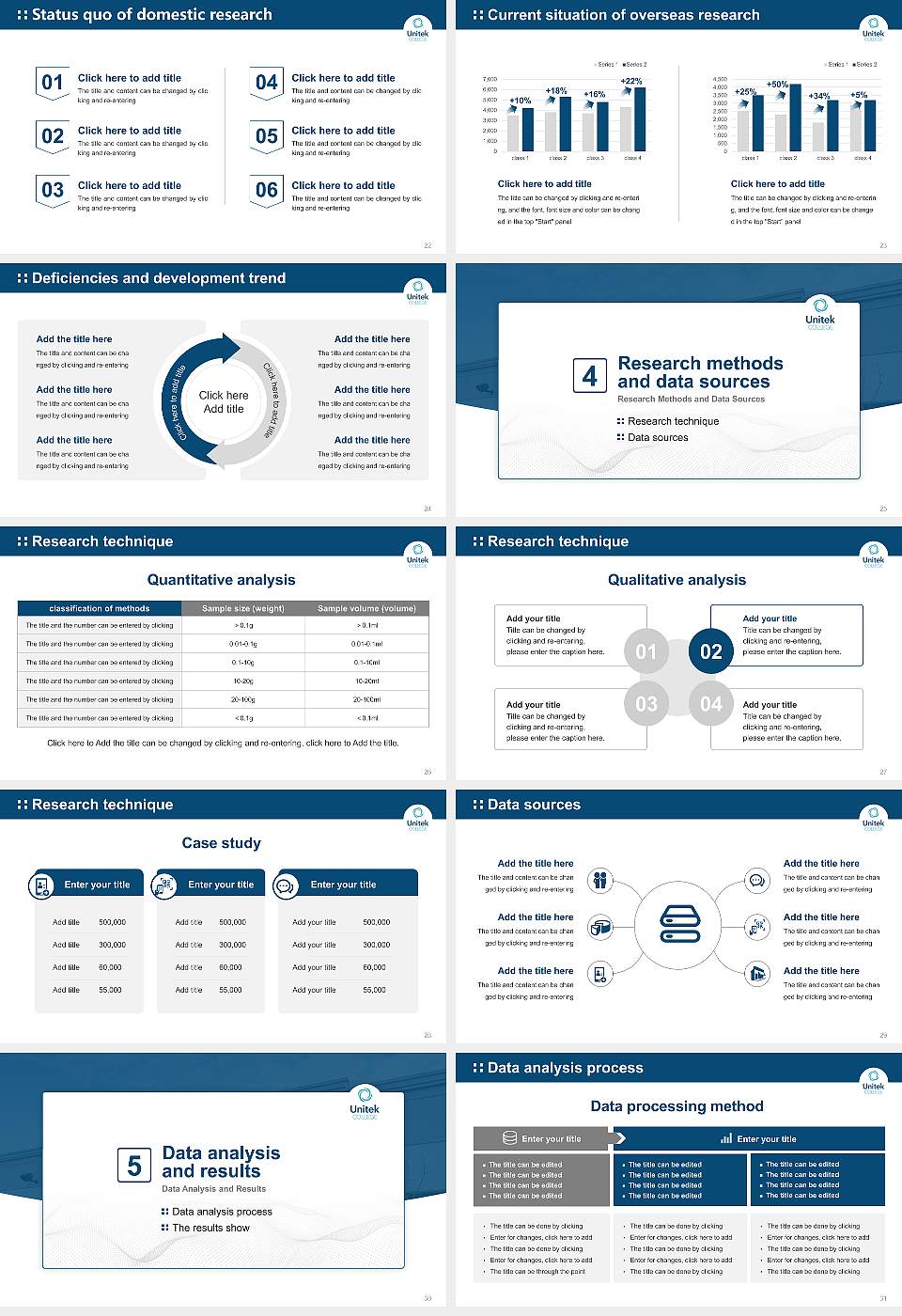 Unitek College Fremont Campus Graduation Thesis Defense PPT Template16:9 ratio PPT effect preview image4