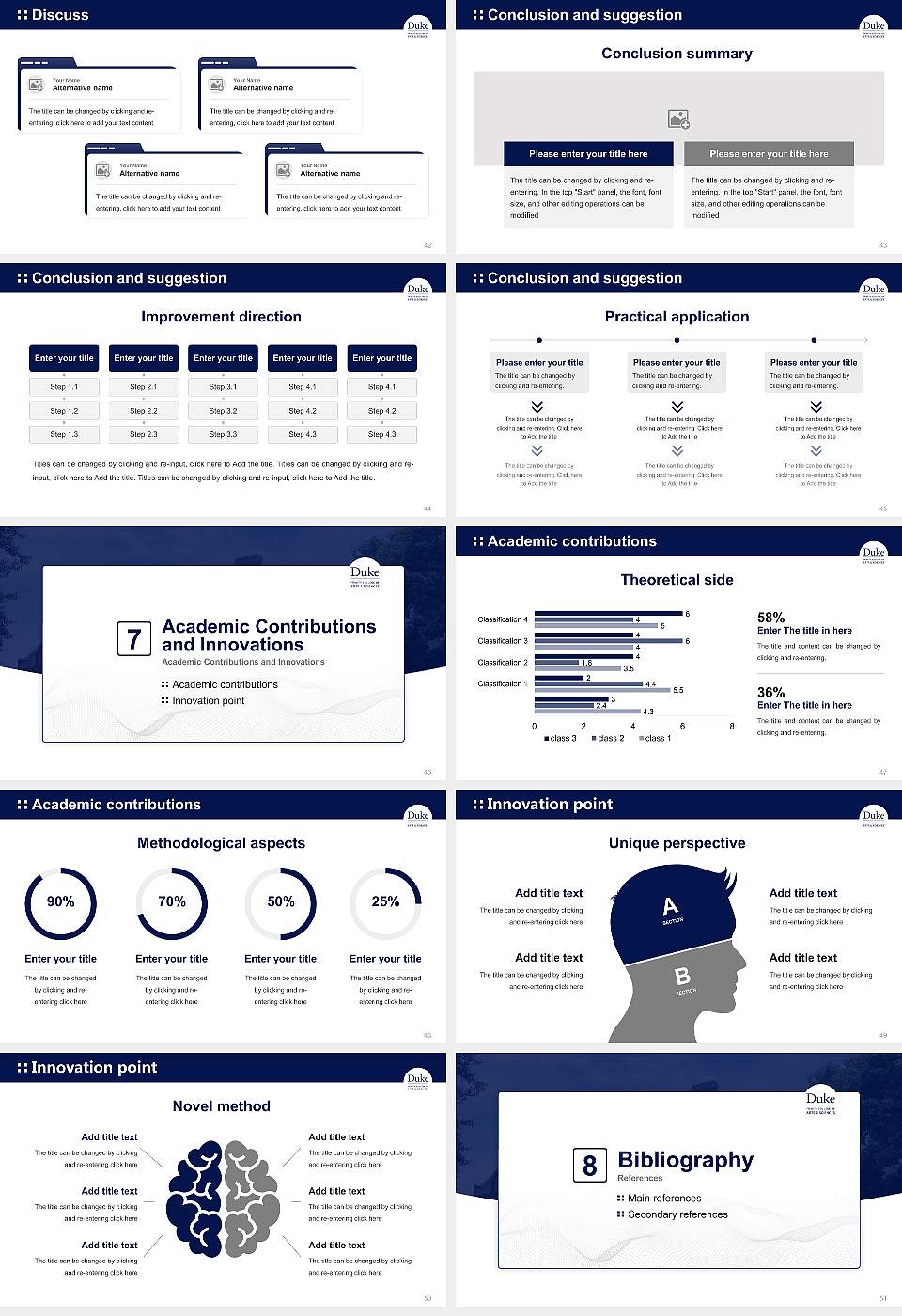 Trinity College of Arts and Sciences Graduation Thesis Defense PPT Template16:9 ratio PPT effect preview image6