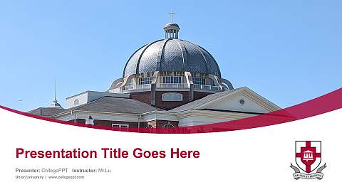 Union University Course/Courseware Creation PPT Template