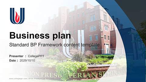Union Presbyterian Seminary Competition/Entrepreneurship Contest PPT Template