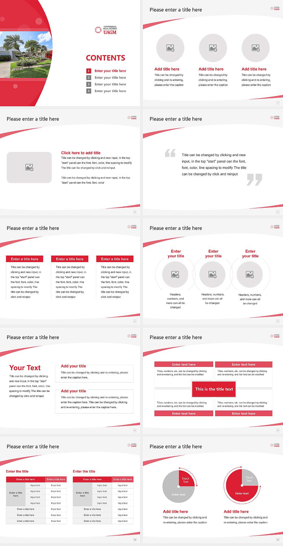 Universidad Ana G. Méndez – Recinto de Aguadilla Course/Courseware Creation PPT Template4:3 ratio PPT effect preview image2