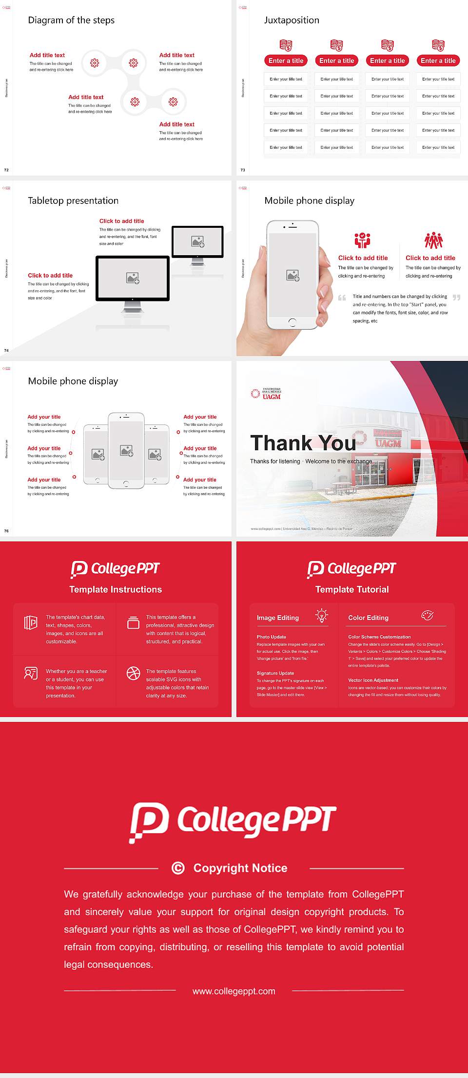 Universidad Ana G. Méndez – Recinto de Ponce Competition/Entrepreneurship Contest PPT Template4:3 ratio PPT effect preview image9