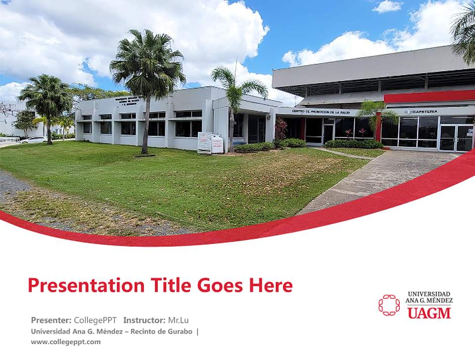 Universidad Ana G. Méndez – Recinto de Gurabo Course/Courseware Creation PPT Template4:3 ratio PPT effect preview image5