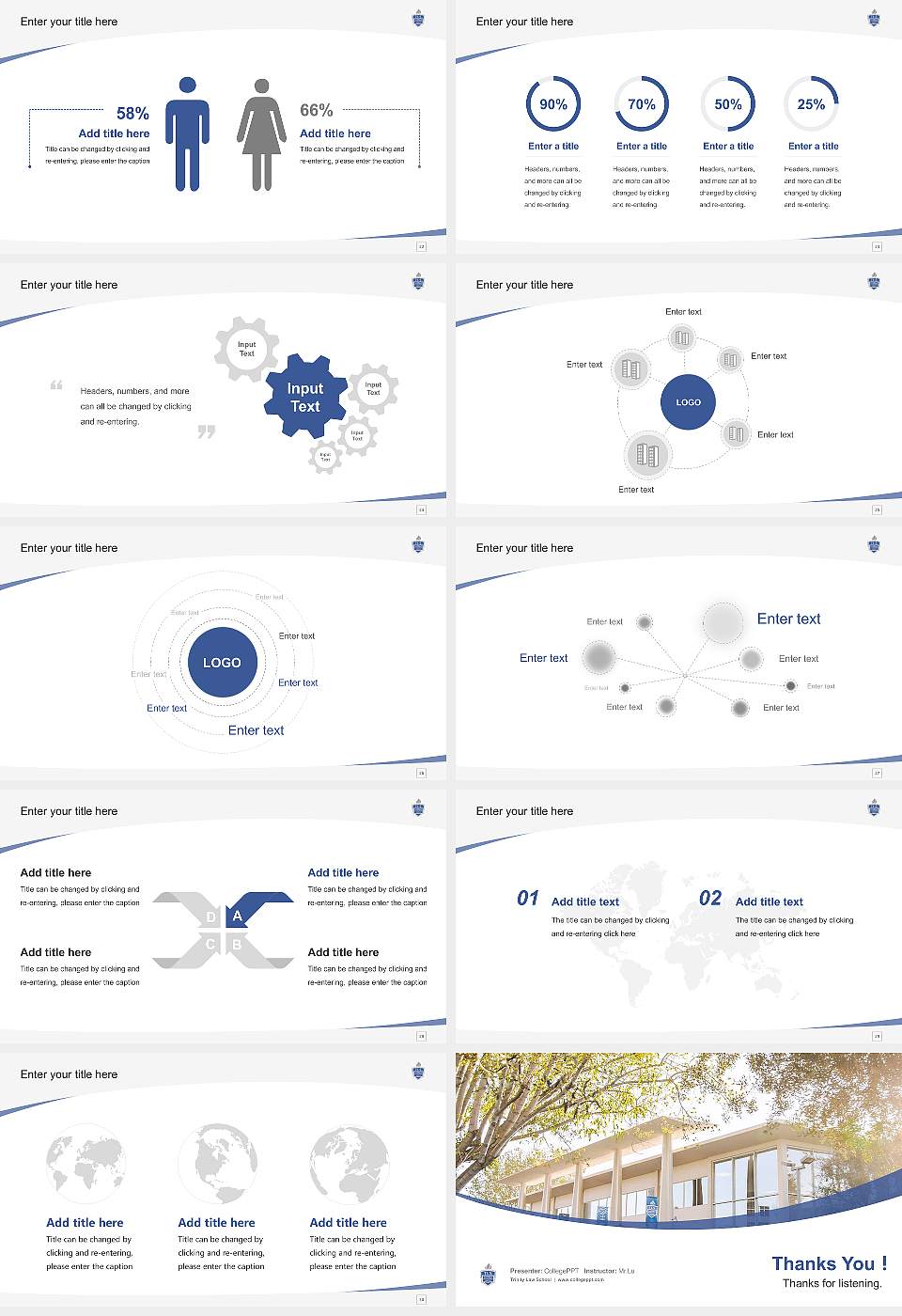 Trinity Law School Course/Courseware Creation PPT Template16:9 ratio PPT effect preview image4