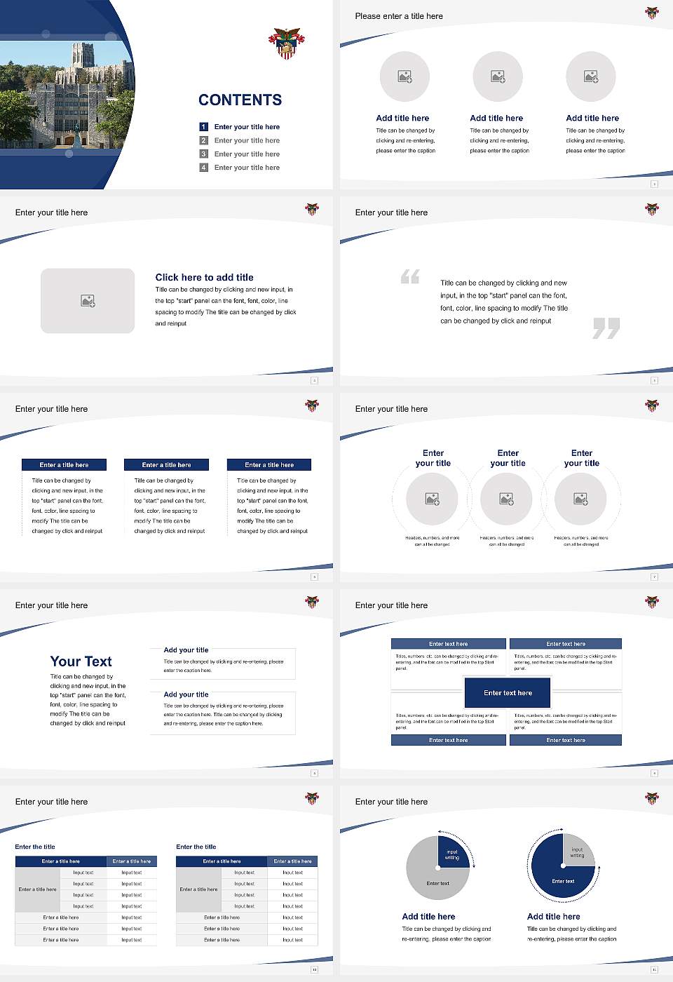 United States Military Academy Course/Courseware Creation PPT Template16:9 ratio PPT effect preview image2