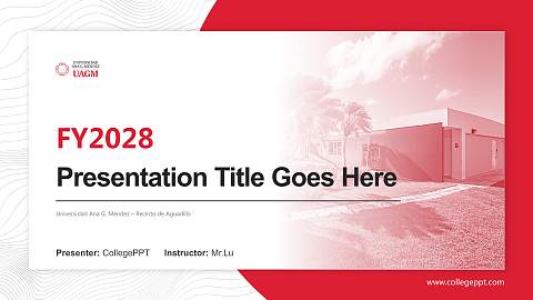 Universidad Ana G. Méndez – Recinto de Aguadilla Academic Presentation/Research Findings Report PPT Template
