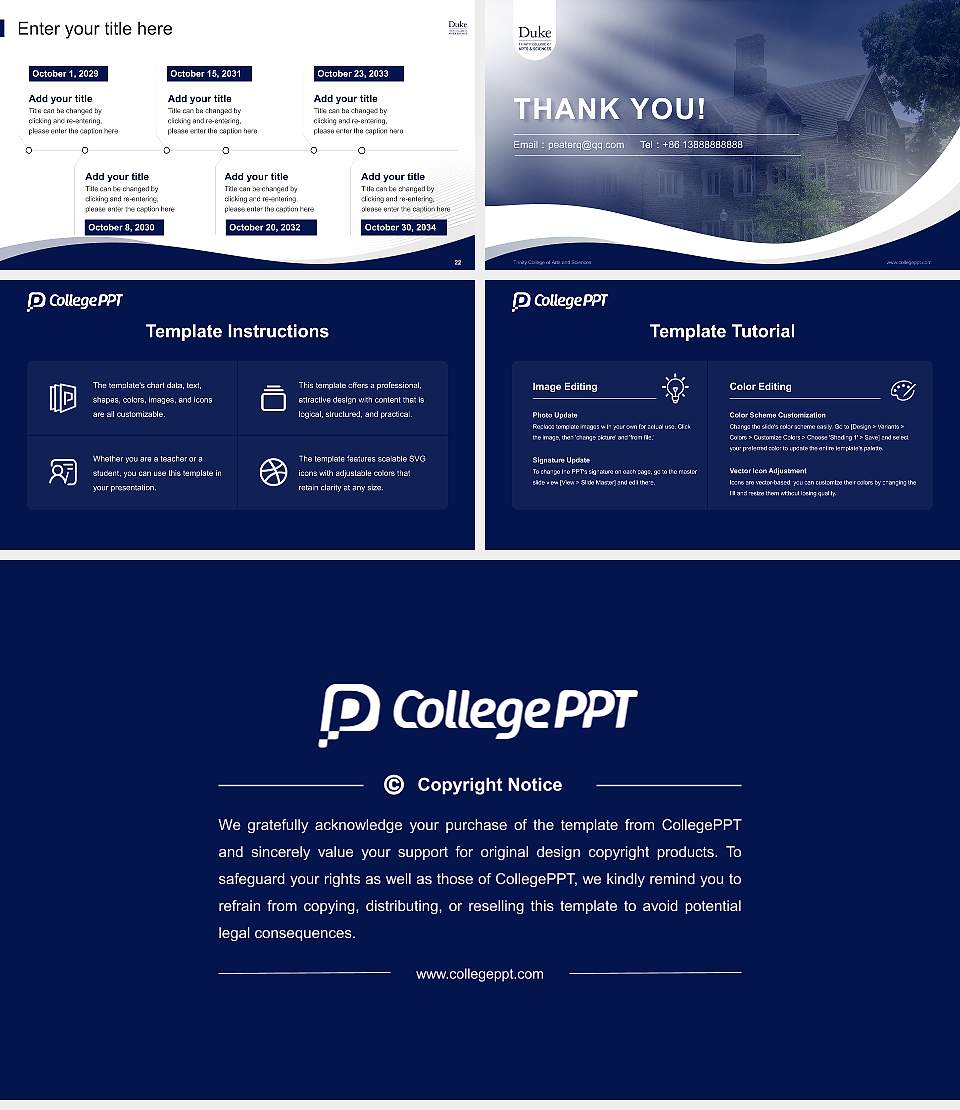 Trinity College of Arts and Sciences Lecture Sharing and Networking Event PPT Template16:9 ratio PPT effect preview image4
